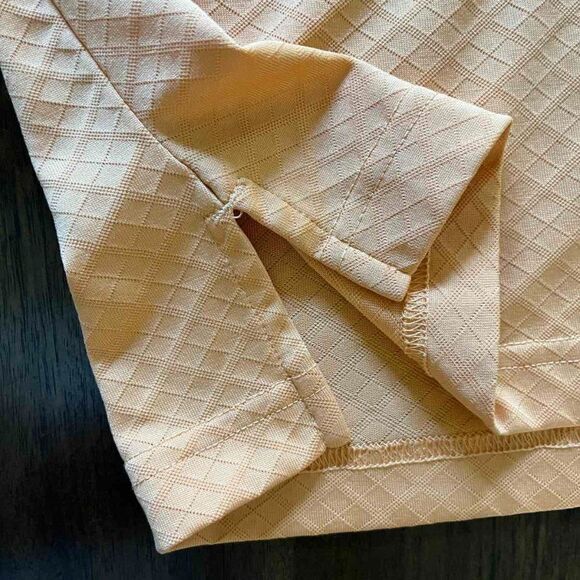 Tehama Mens Golf Polo Shirt Orange  size LG - Picture 7 of 12